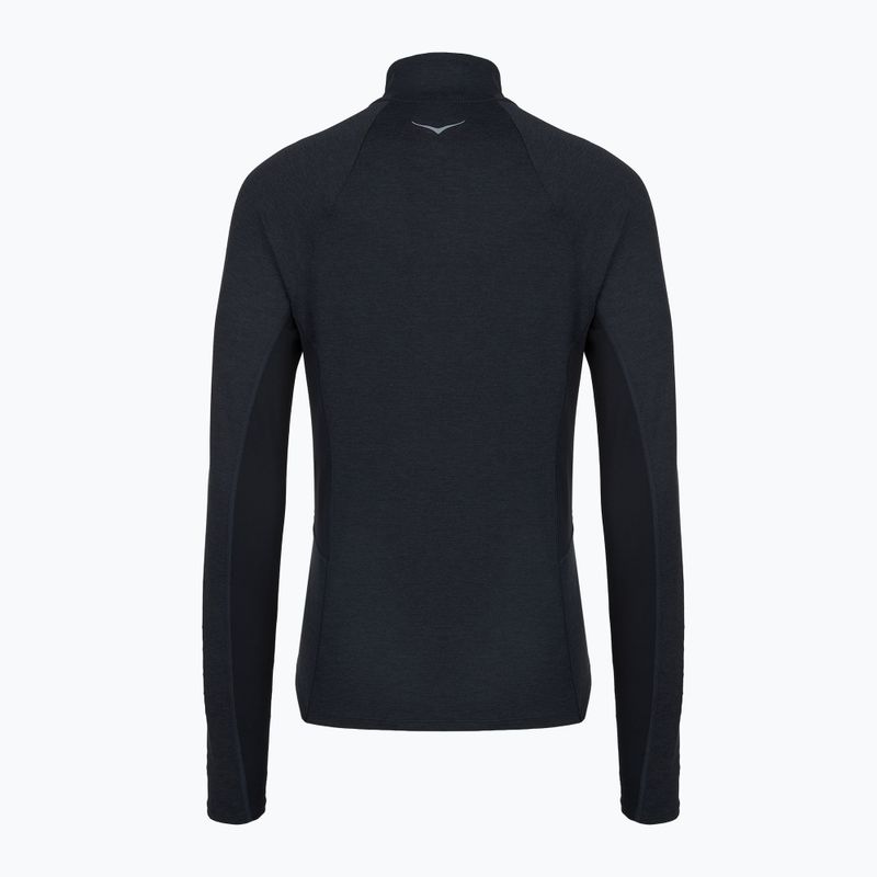 Laufpullover für Damen HOKA Skyform Half Zip black heather 2