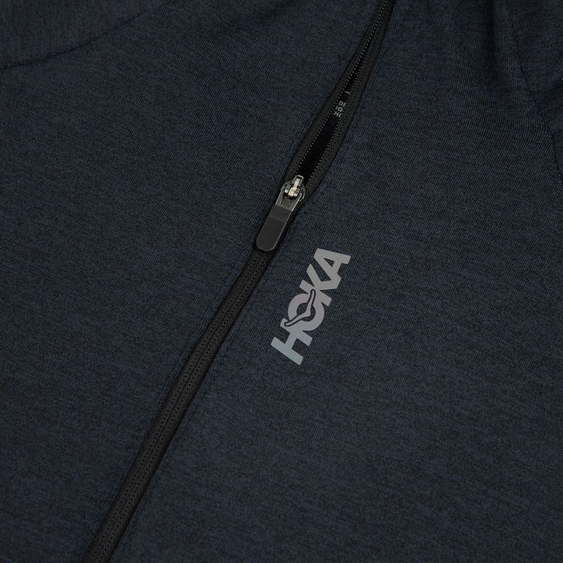Laufpullover für Damen HOKA Skyform Half Zip black heather 3