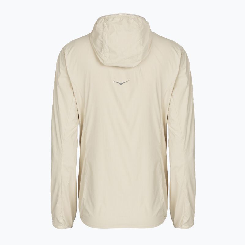 Damen-Laufjacke HOKA Skyflow Wind Jacket oat milk 2