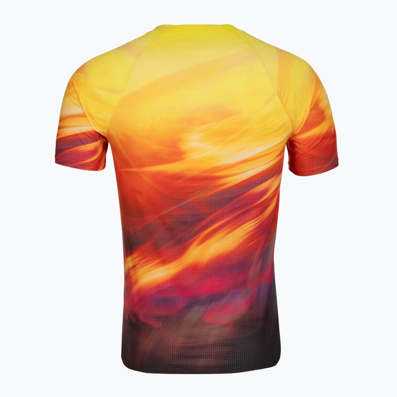 Herren-Laufshirt HOKA Race Day Short Sleeve TR PRT hoka citrus print 2