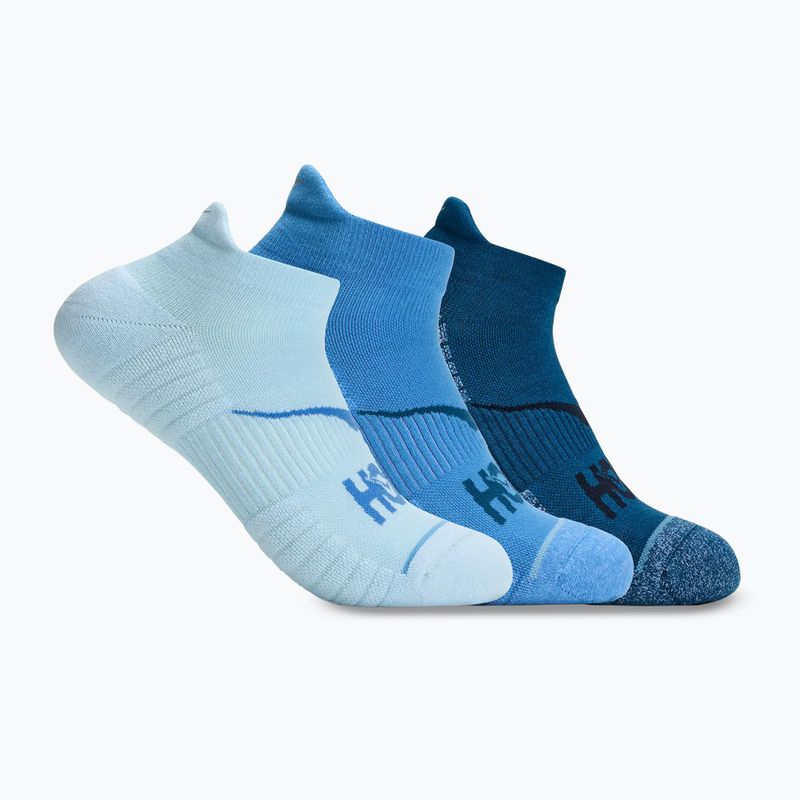 Socken HOKA No-Show Run Sock 3-pack hazy blue/soft cobalt