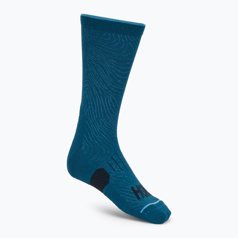 Socken Hoka Crew Run Sock 3-pack hazy blue/soft cobalt/night glow blue 3