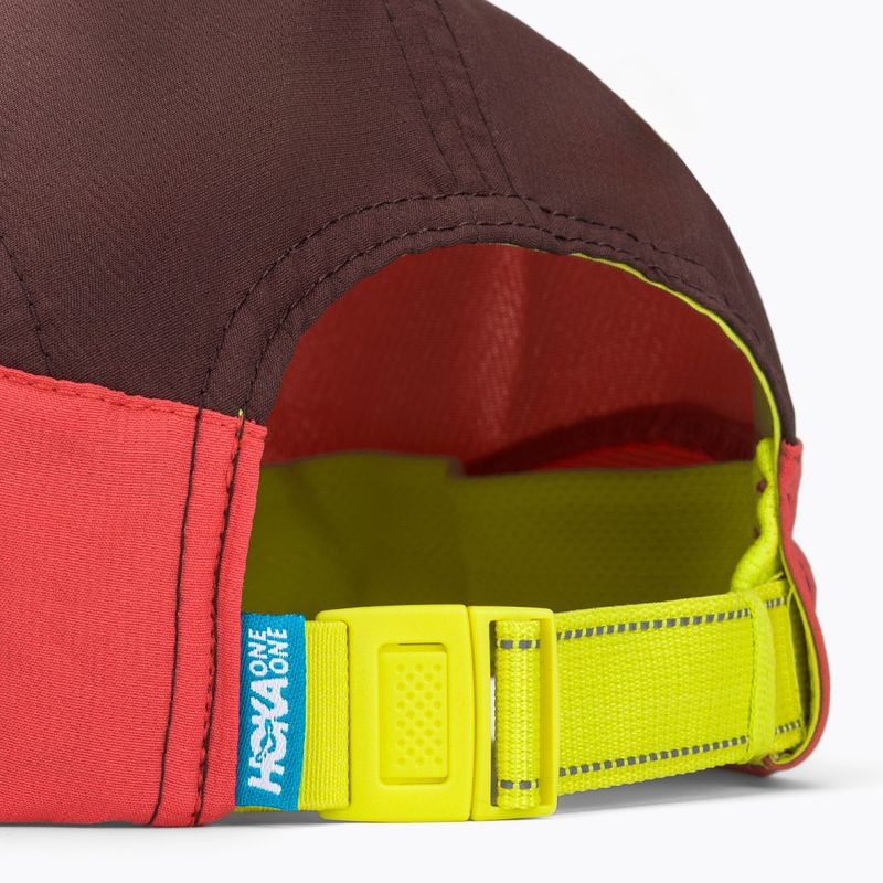 Basecap HOKA Run Hat deep mauve/red agate 4