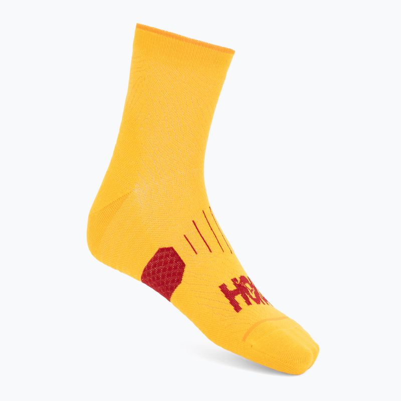 Socken HOKA Quarter Run Sock 3-Pack egg yolk/cerise/virtual violet 4