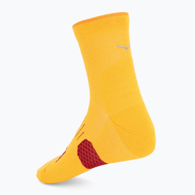 Socken HOKA Quarter Run Sock 3-Pack egg yolk/cerise/virtual violet 5