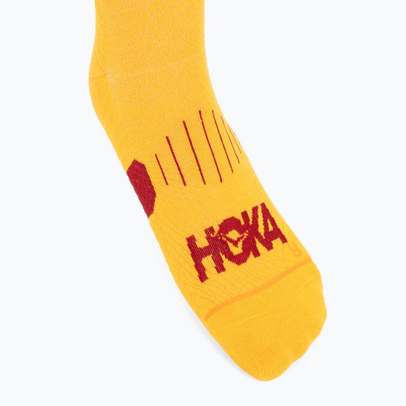 Socken HOKA Quarter Run Sock 3-Pack egg yolk/cerise/virtual violet 6