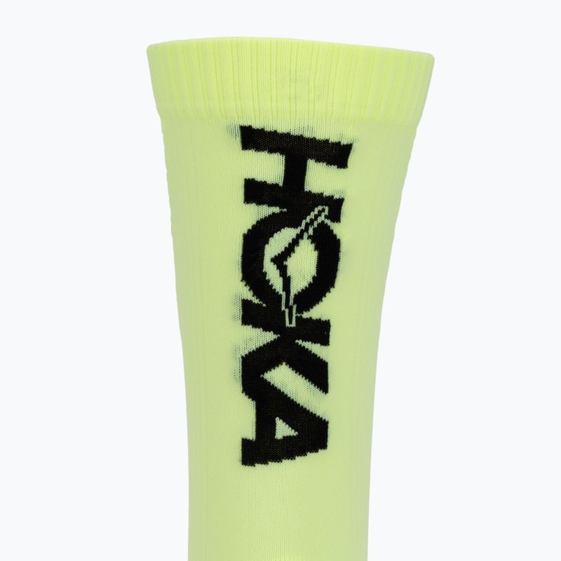 Herrensocken HOKA Race Day Crew Sock neon yuzu 3