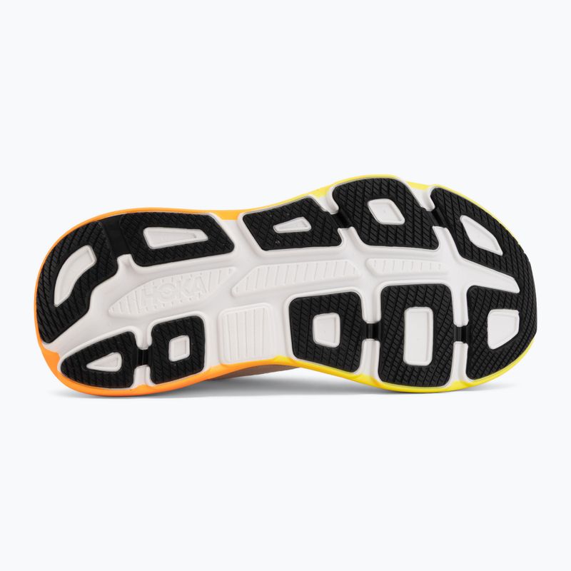 Herren-Laufschuhe HOKA Bondi 9 white/neon tangerine 4