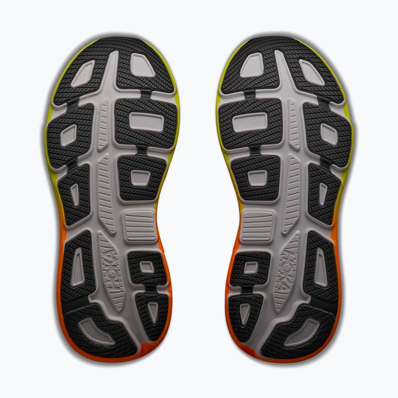Herren-Laufschuhe HOKA Bondi 9 white/neon tangerine 6