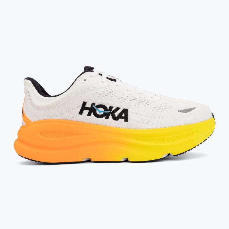 Herren-Laufschuhe HOKA Bondi 9 Wide white/neon tangerine 2