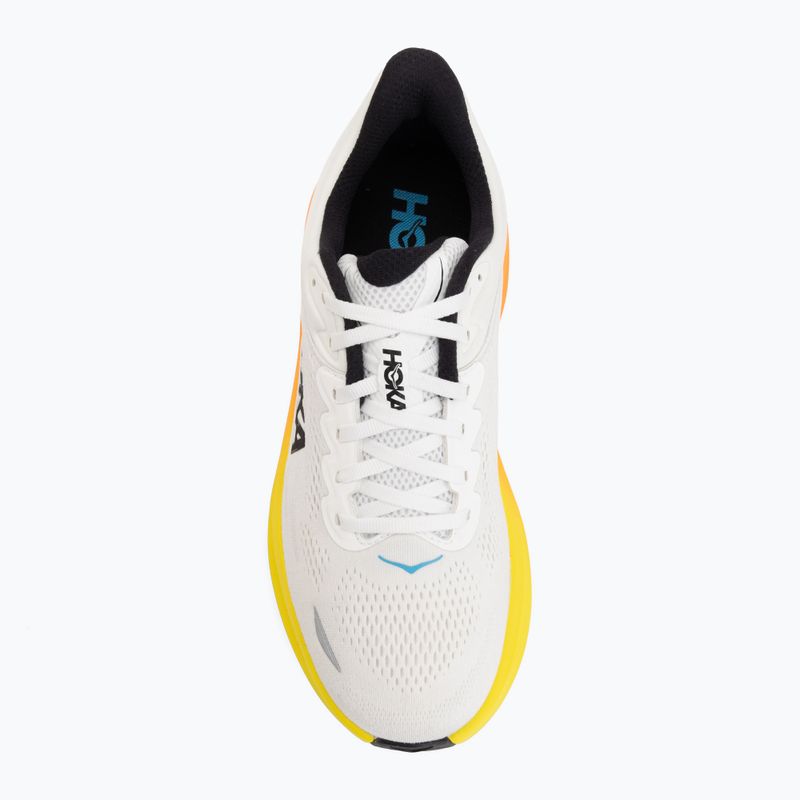 Herren-Laufschuhe HOKA Bondi 9 Wide white/neon tangerine 5