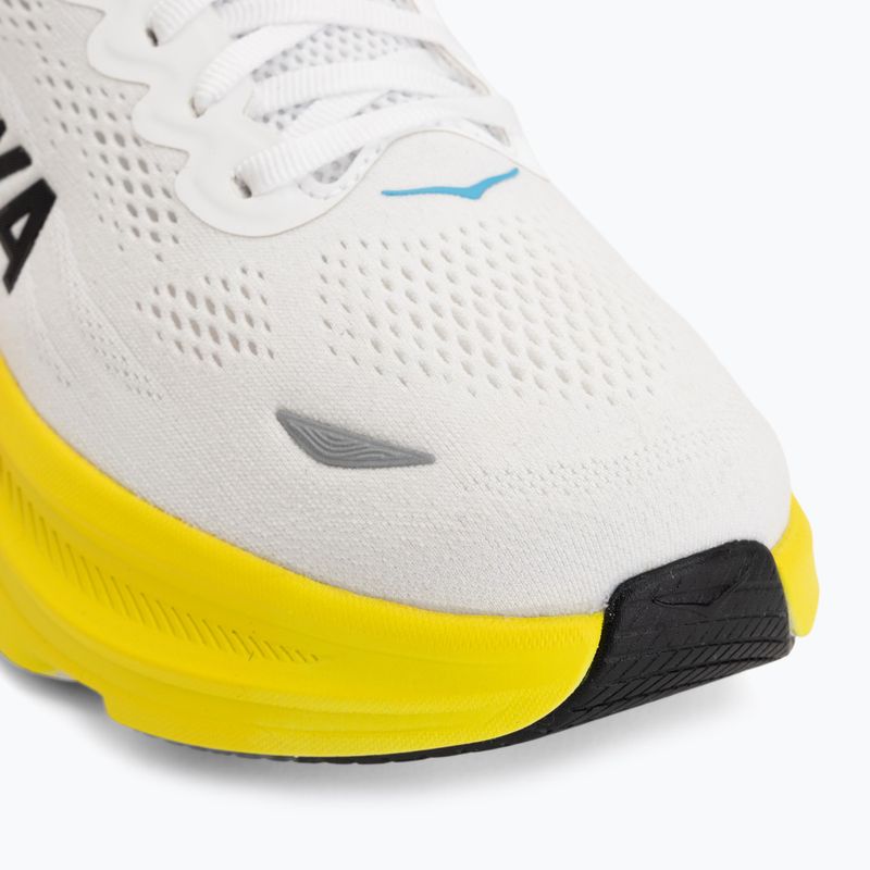 Herren-Laufschuhe HOKA Bondi 9 Wide white/neon tangerine 7