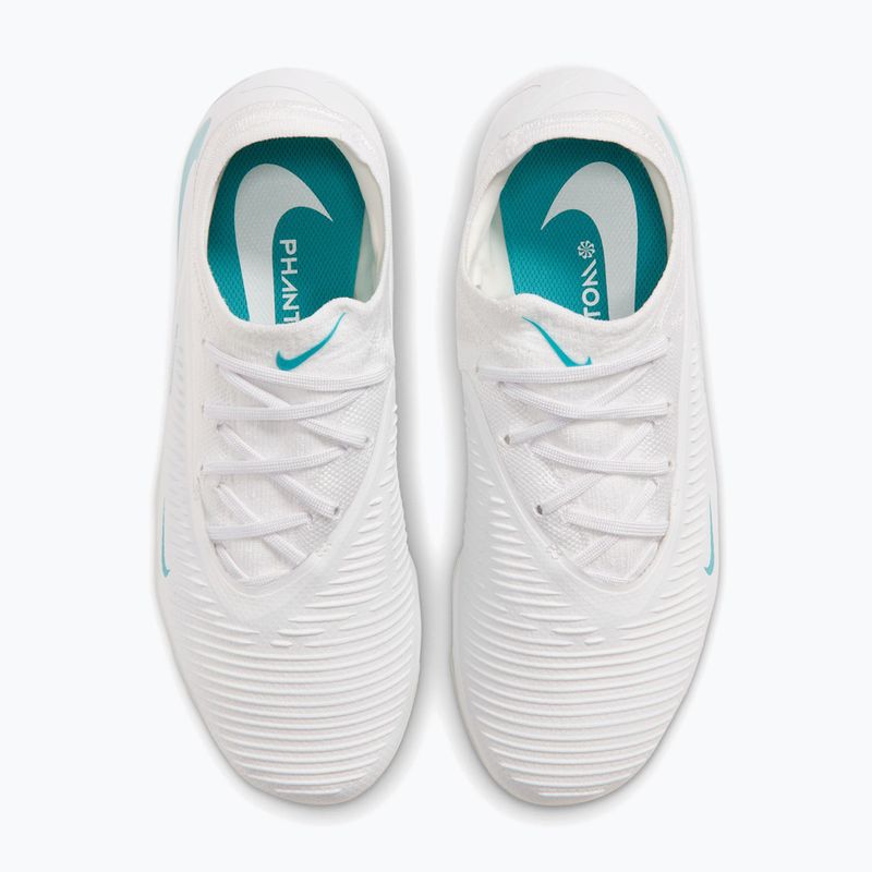Kinder-Fußballschuhe Nike Phantom 6 Low Pro Jr FG/MG white/white/dusty cactus 4
