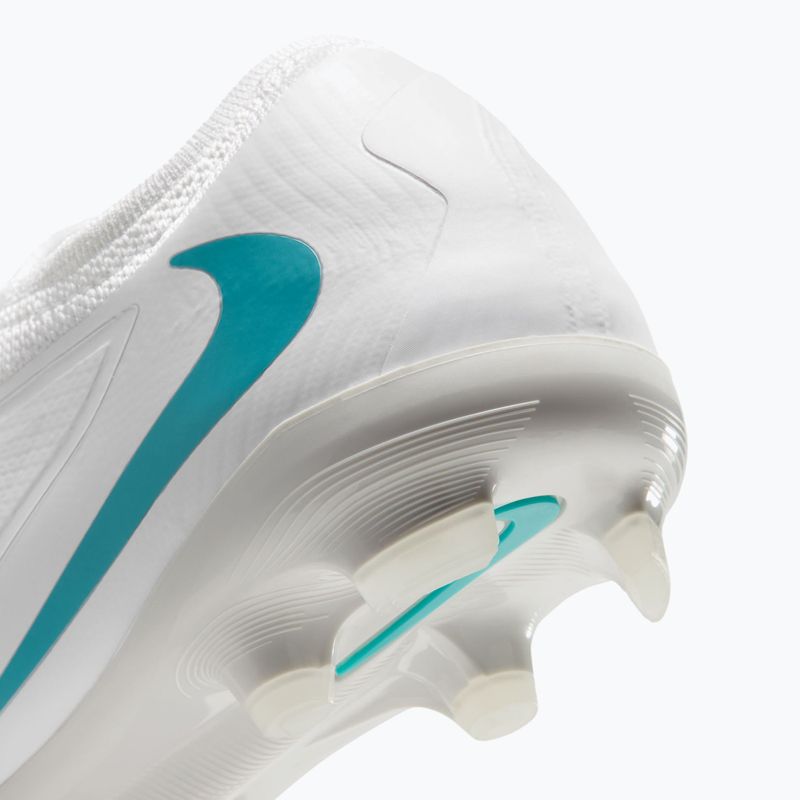 Kinder-Fußballschuhe Nike Phantom 6 Low Pro Jr FG/MG white/white/dusty cactus 8