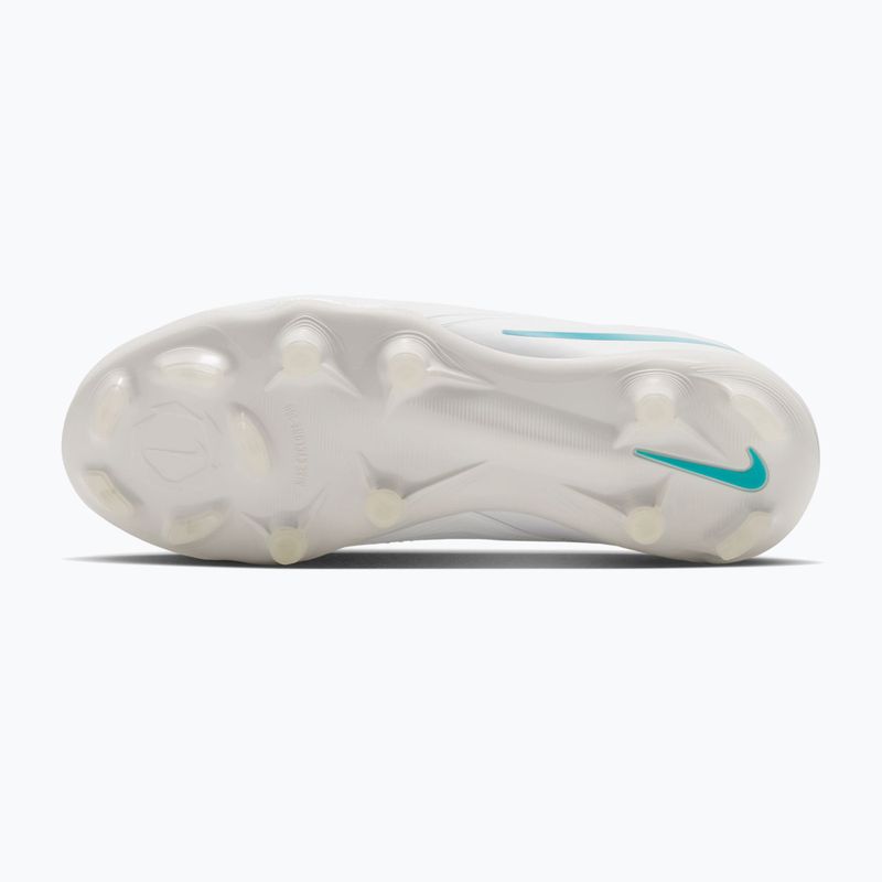 Kinder-Fußballschuhe Nike Phantom 6 Low Pro Jr FG/MG white/white/dusty cactus 9