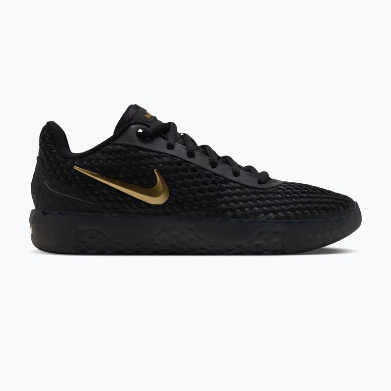 Herren-Basketballschuhe Nike LeBron Witness X black/black/iron grey/metallic gold