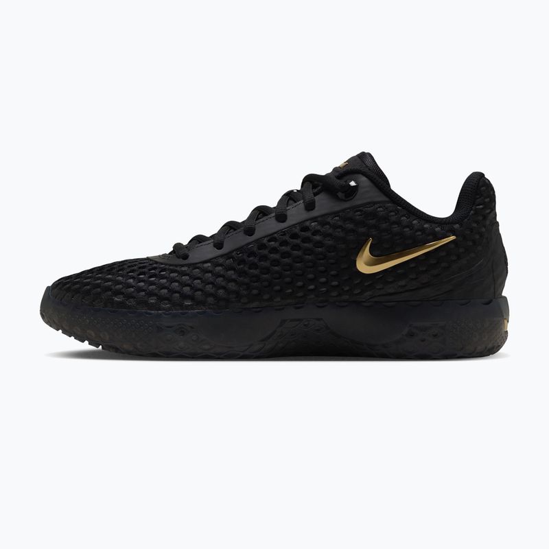Herren-Basketballschuhe Nike LeBron Witness X black/black/iron grey/metallic gold 2