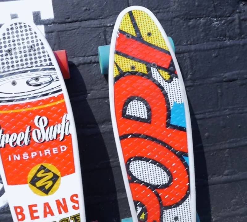 Street Surfing Pop Board Popcorn grün Surfskateboard 0504041/6 16