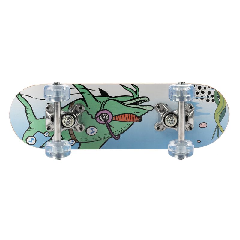 Klassisches Kinder-Skateboard Mechanik mini 17 blau MIN17