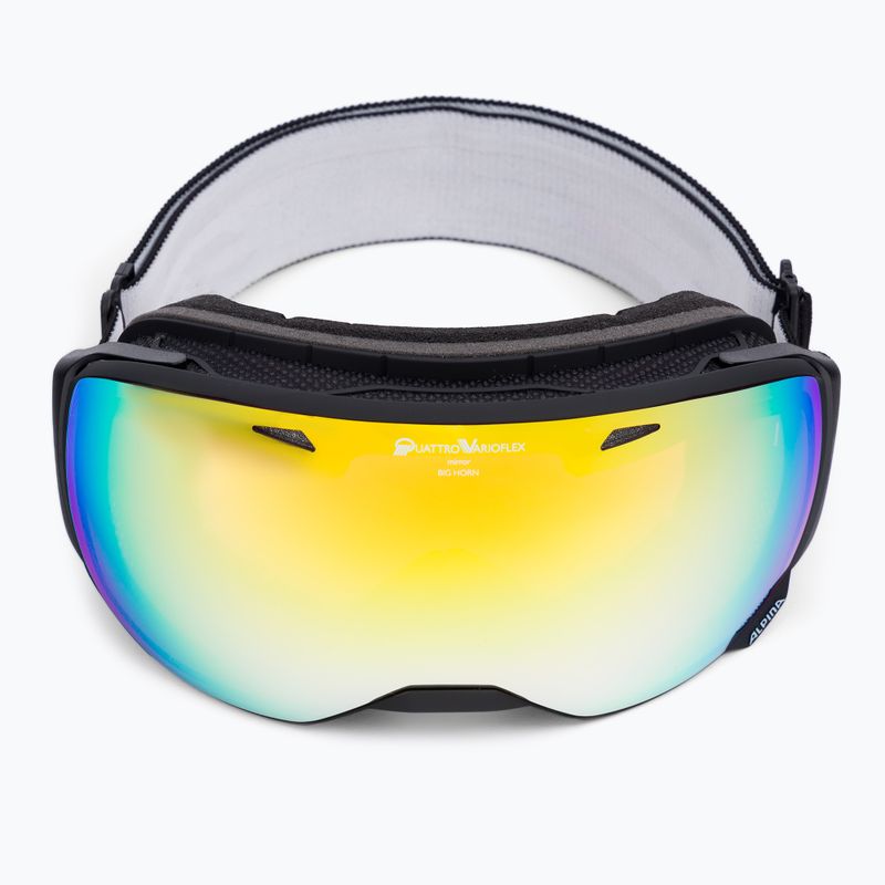 Skibrille Alpina Big Horn QV black matt/gold sph 2