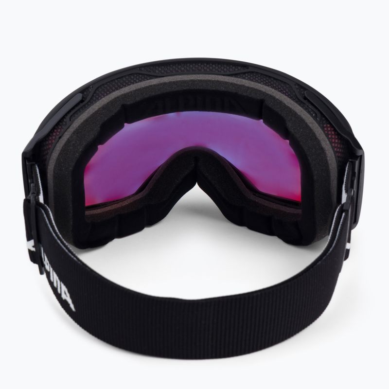 Skibrille Alpina Big Horn QV black matt/gold sph 3