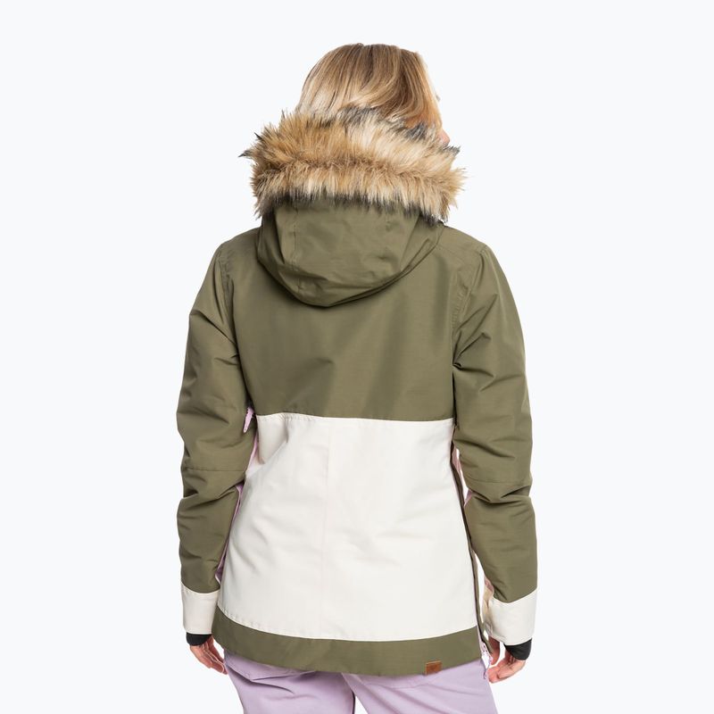 Snowboardjacke für Frauen ROXY Shelter 2021 green 3