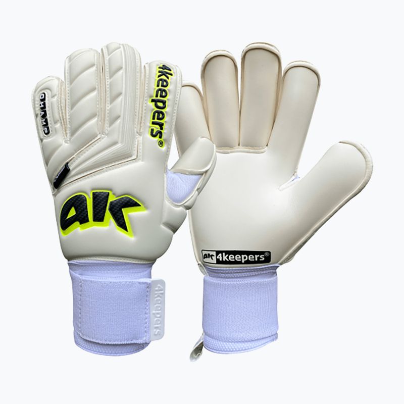 Kinder-Torwarthandschuhe 4Keepers Champ Carbo V RF Strap weiß 6