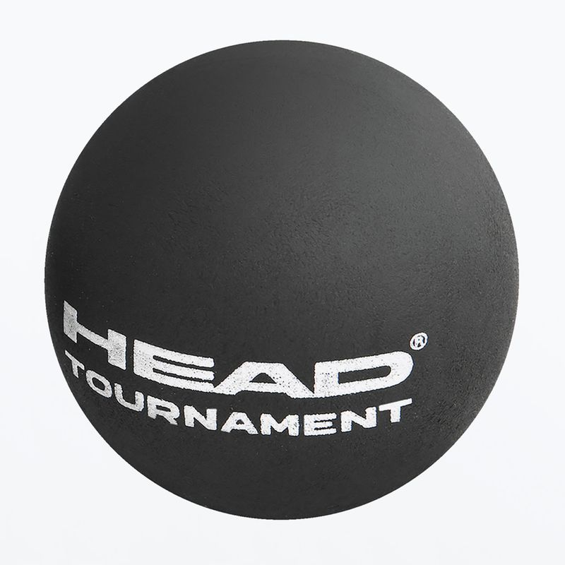 Squashball HEAD Tournament Squash Ball schwarz 2