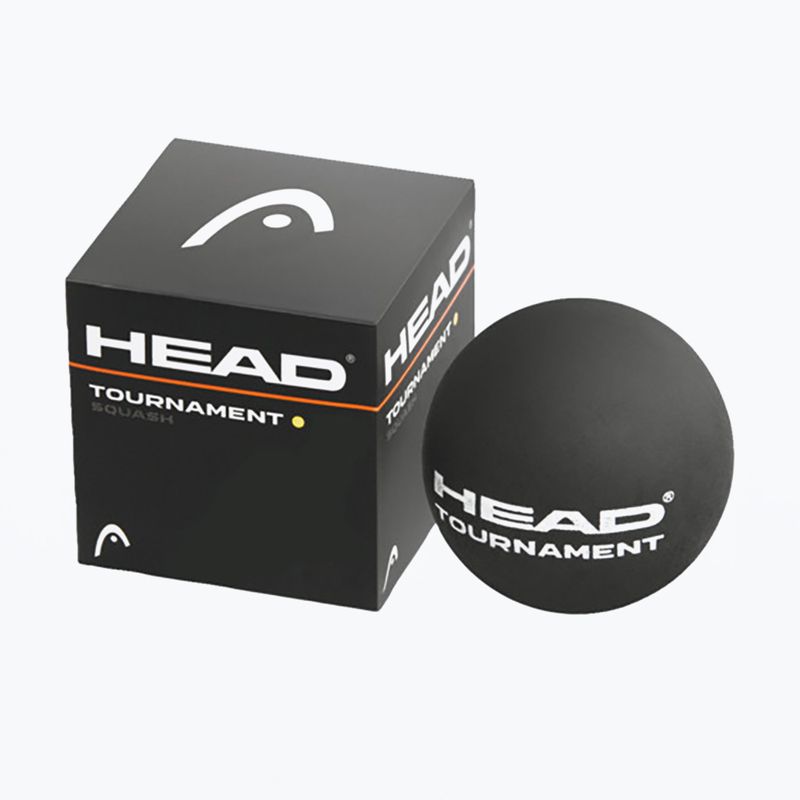Squashball HEAD Tournament Squash Ball schwarz