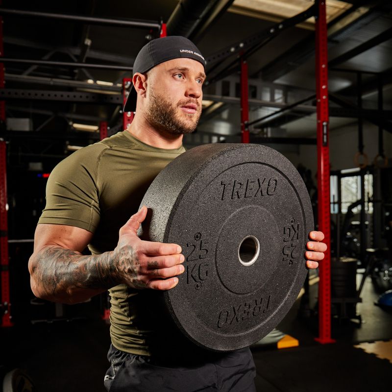 Hantelscheibe olimpijskie XTREXO schwarz TRX-BMP25 25 kg 6