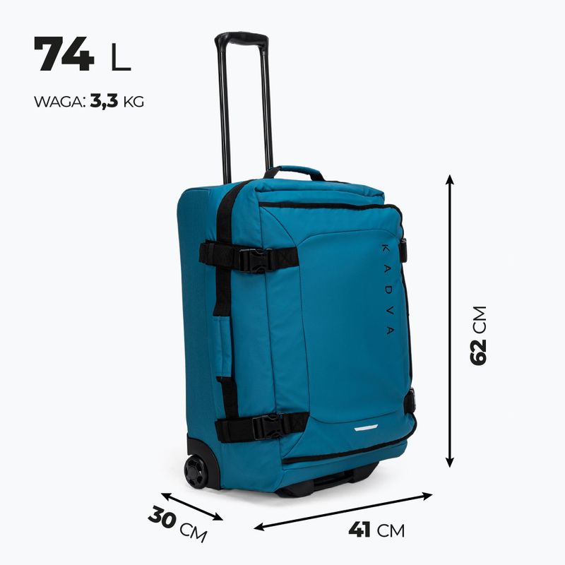 Mittlere Reisetasche KADVA Lazio 74 l blau 3