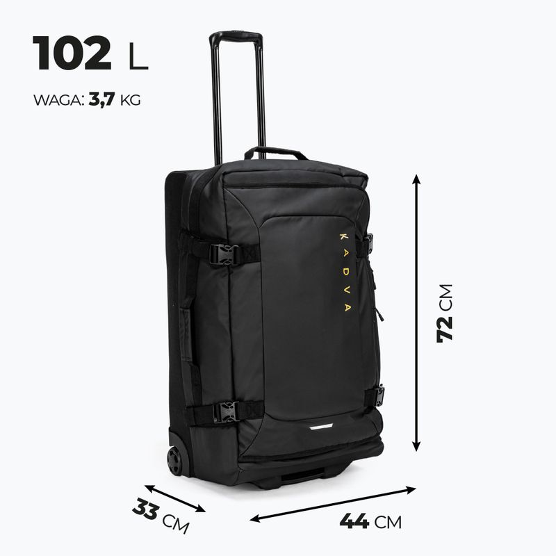 Großer Reisekoffer KADVA Lazio 102 l schwarz 3