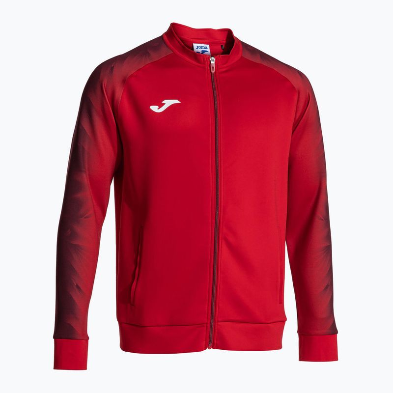 Herren Joma Elite XI Full Zip Laufsweatshirt rot 2