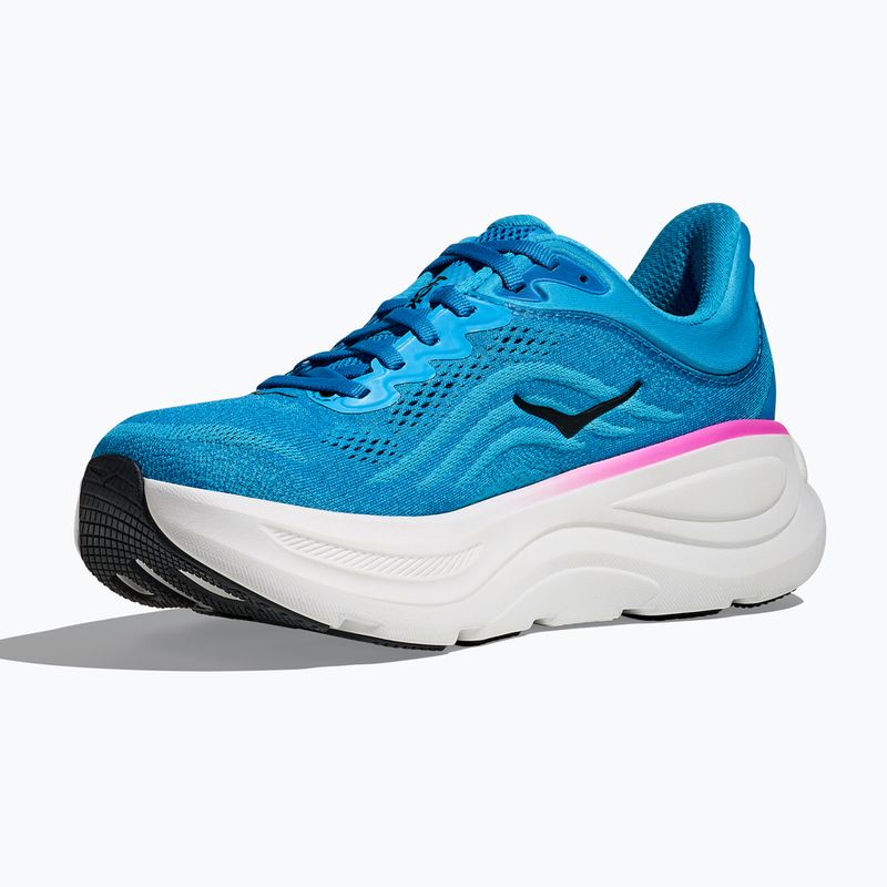 Damen Laufschuhe HOKA Bondi 9 skyward blau/neon fuchsia 4