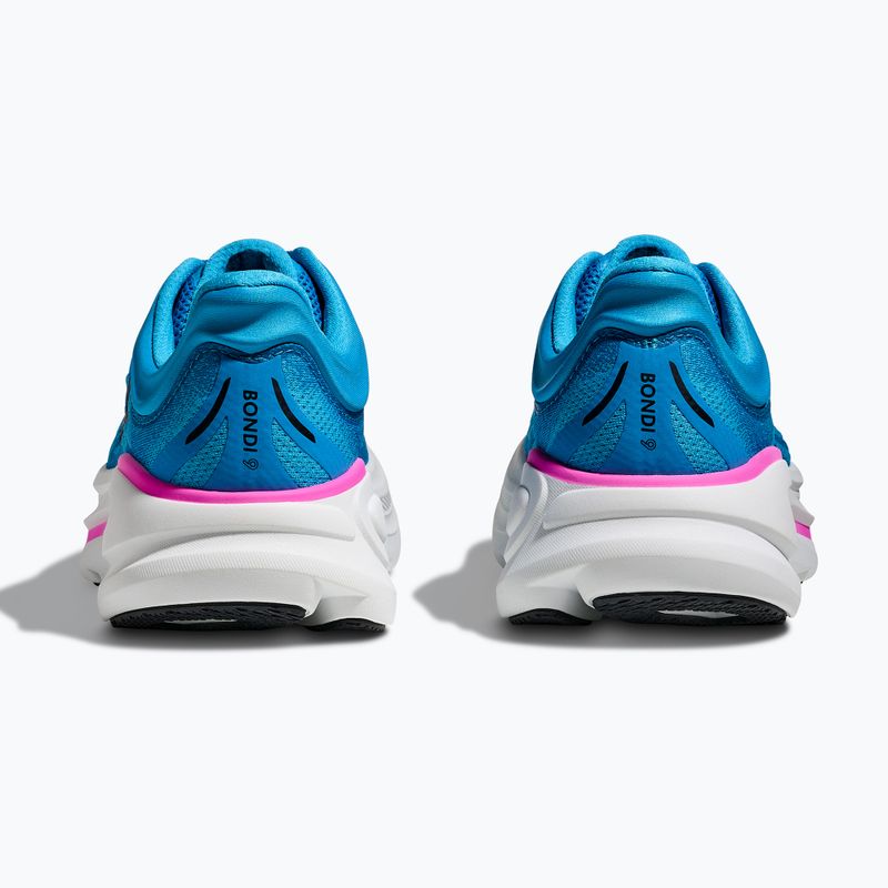 Damen Laufschuhe HOKA Bondi 9 skyward blau/neon fuchsia 6