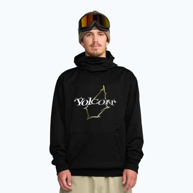 Herren Snowboard-Hoodie Volcom Hydro Riding Hoodie black