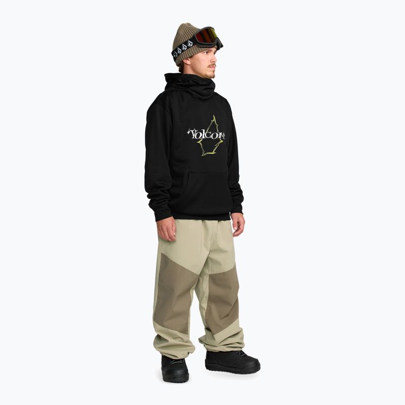 Herren Snowboard-Hoodie Volcom Hydro Riding Hoodie black 2