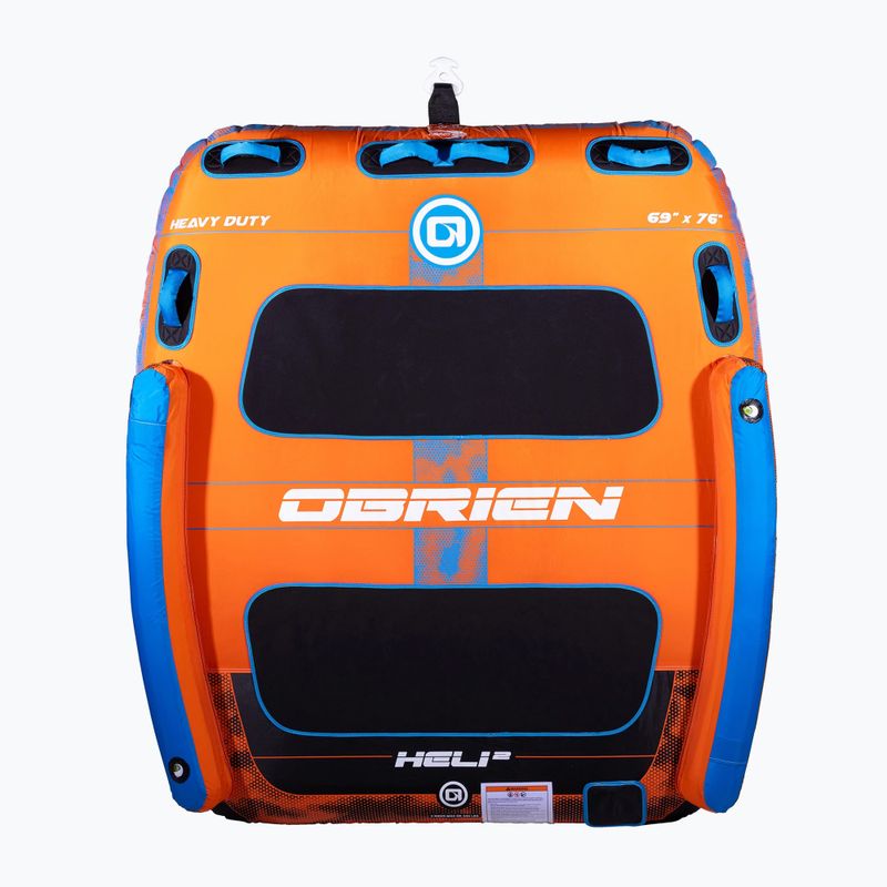 Towable O'Brien Heli 2 Boat Tube Orange / Blue 2