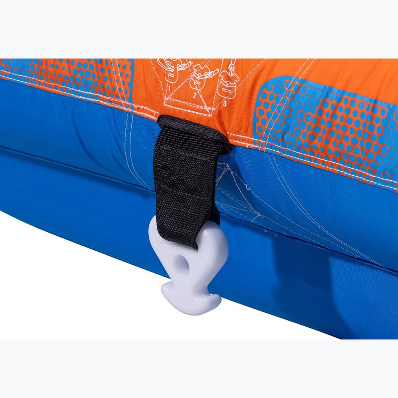 Towable O'Brien Heli 2 Boat Tube Orange / Blue 5