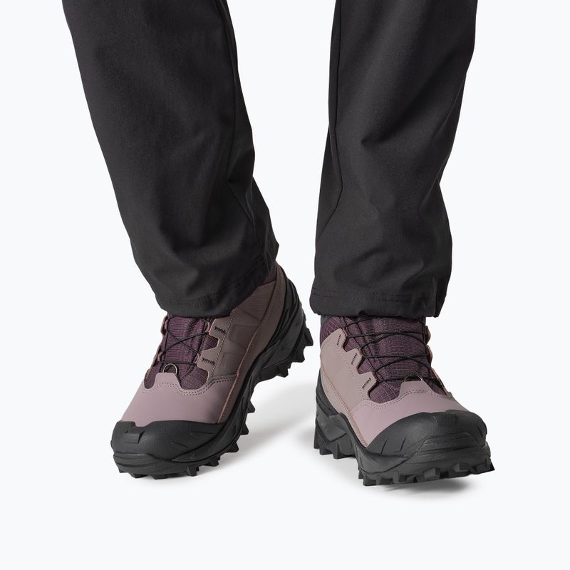 Damen-Trekkingschuhe Salomon Crosstrak Powder WP nine iron/shark 6