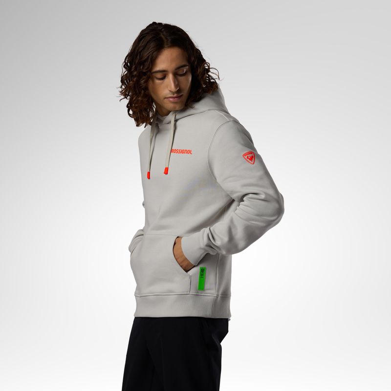Herrenpullover Rossignol Hero Hoodie light grey 4