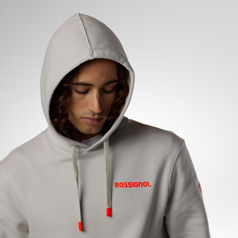 Herrenpullover Rossignol Hero Hoodie light grey 5