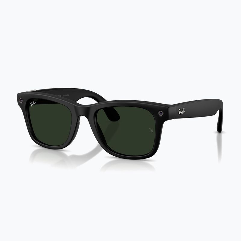 Brille mit Kamera Ray-Ban Meta Wayfarer matte black/trs g.green 7