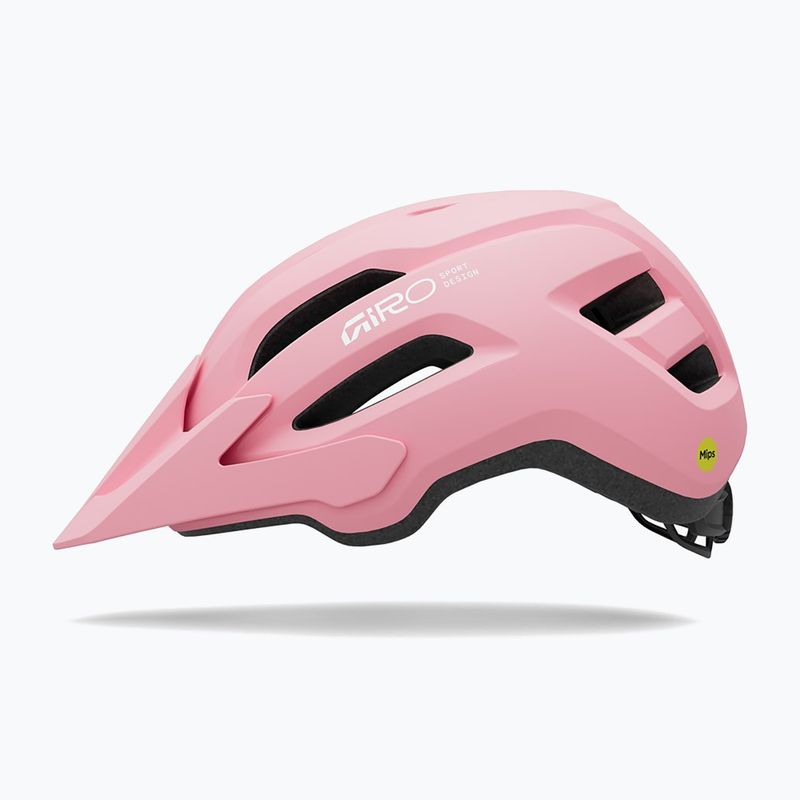 Kinder-Fahrradhelm Giro Fixture II MIPS matte light pink 2