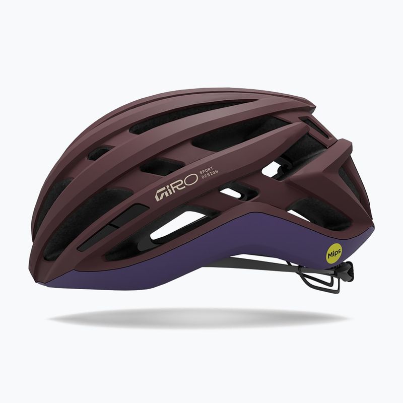 Fahrradhelm Giro Agilis MIPS matte dark maroon 2