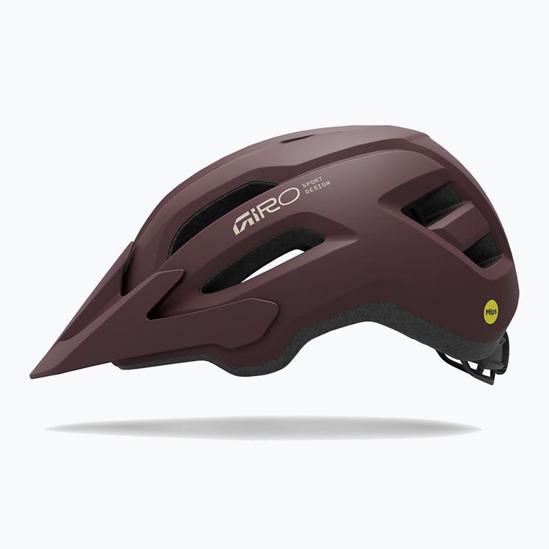 Fahrradhelm Giro Fixture II MIPS W matte maroon 2