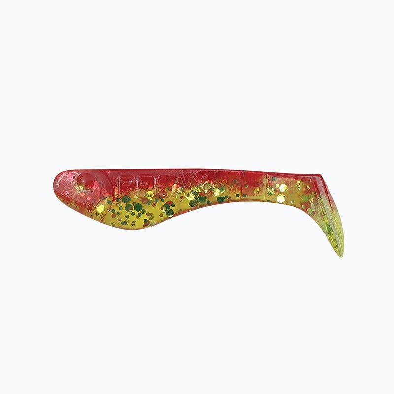 Gummiköder Relax Hoof 1 Standard 8 Stück rot chartreuse-gold glitter BLS1-S