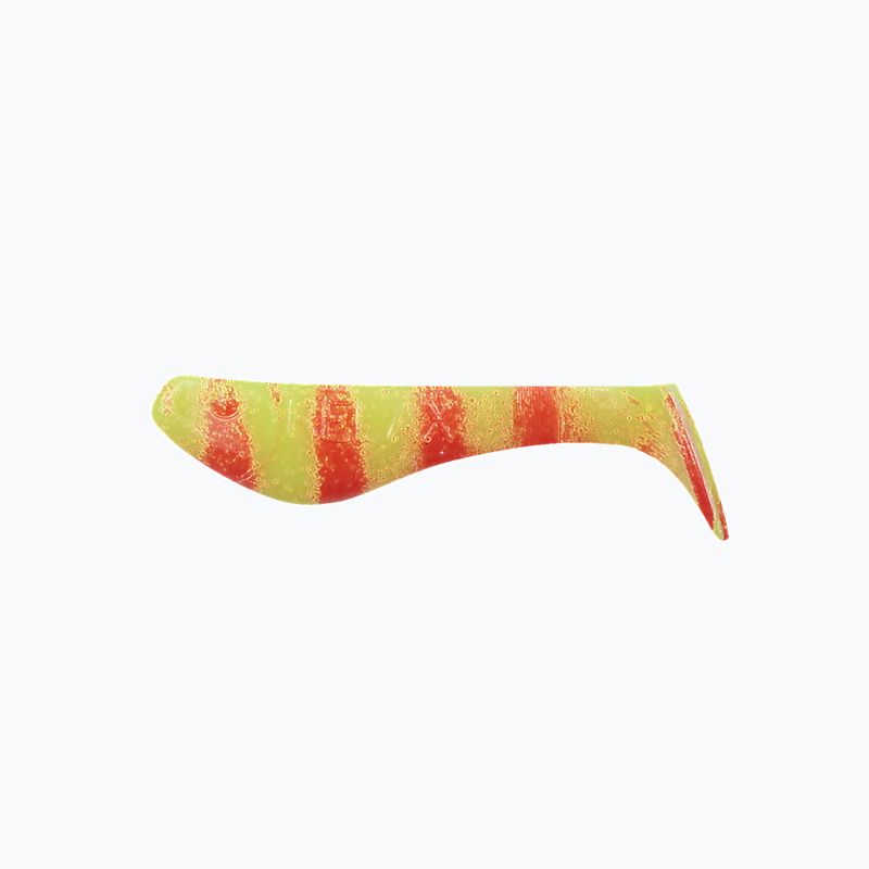 Gummiköder Relax Hoof 1 Tiger Stripes 8 Stück Seide rot BLS1-TG