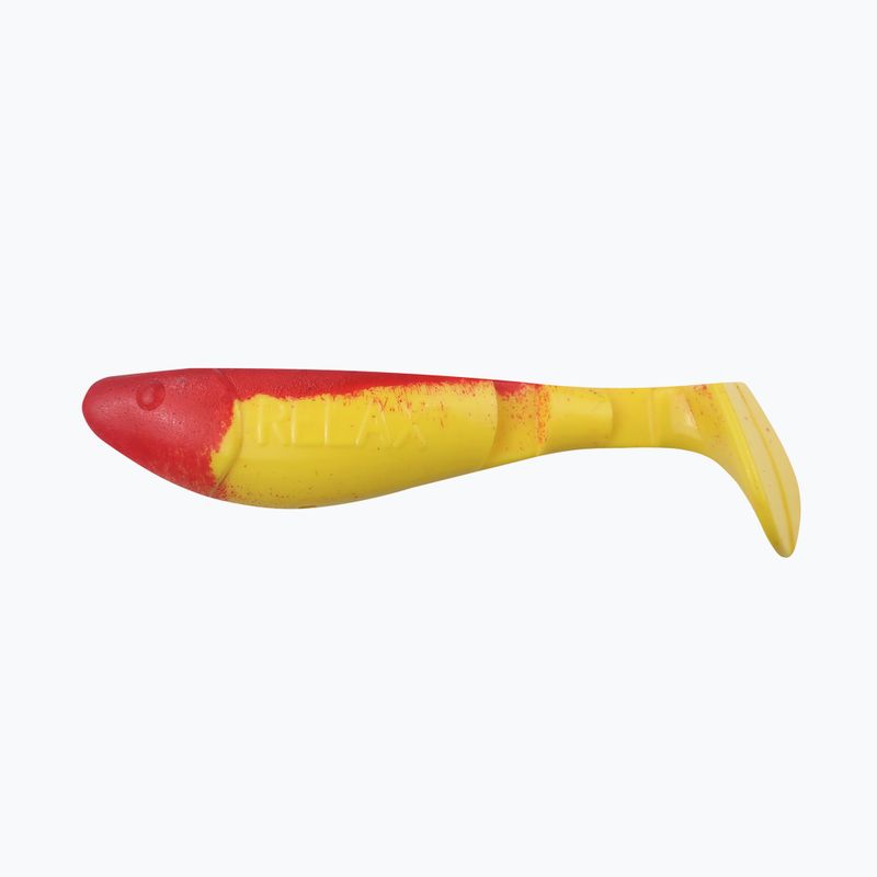 Gummiköder Relax Hoof 2.5 Standard 4 Stück rot gelb BLS25-S