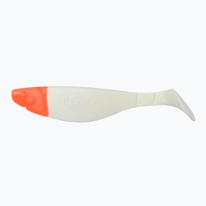 Gummiköder Relax Hoof 4 Head 4 Stück weiß-orange BLS4-H